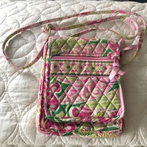 Vera Bradley Pink Pinwheel crossbody bag